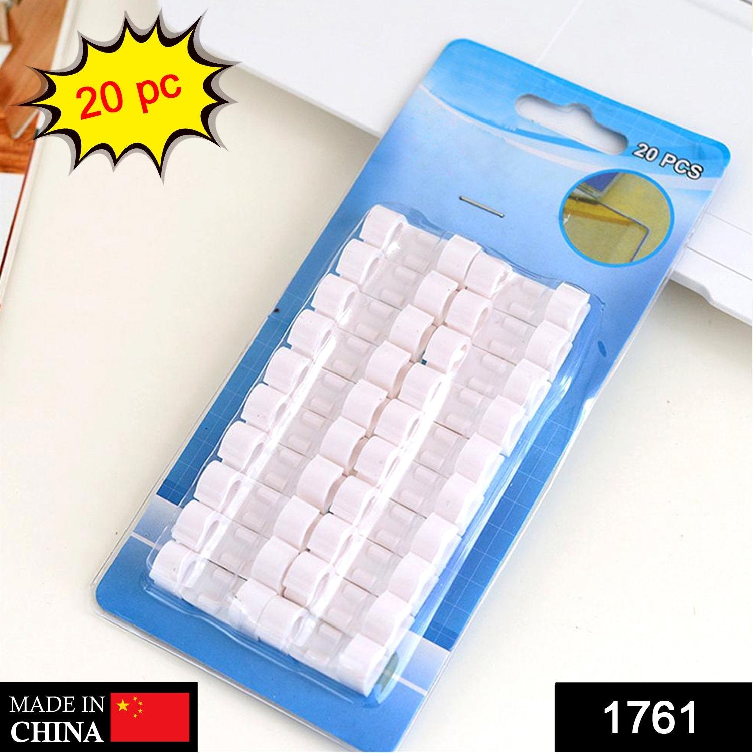 1761 Self Adhesive Cable Clips Wire Manage Holder Sticky Mount-Round Plastic Cable Cord 1761 Self Adhesive Cable Clips Wire Manage Holder Sticky Mount-Round Plastic Cable Cord